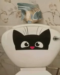 peeping cat
