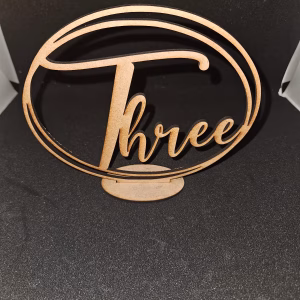 double circle table numbers