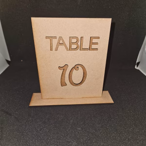 elegant square table numbers