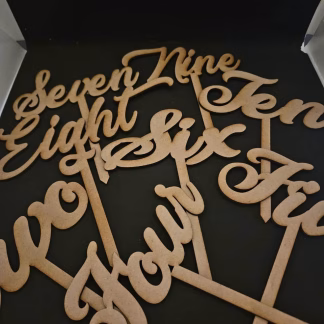 topper table numbers