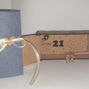 21st combo set, key and gift box