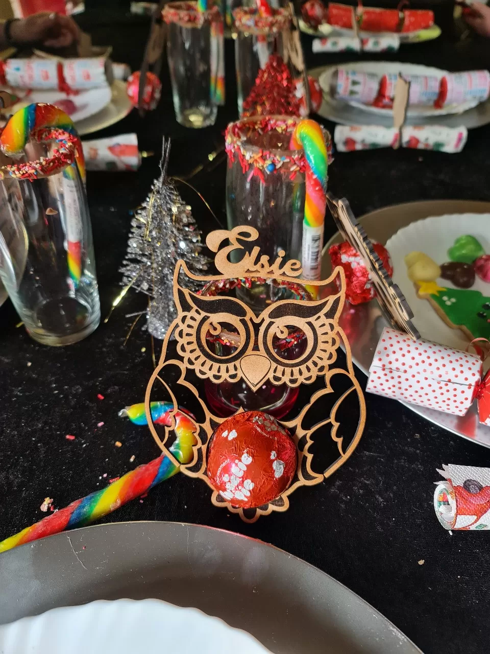 Owl Sweetie Pie Holder (single)