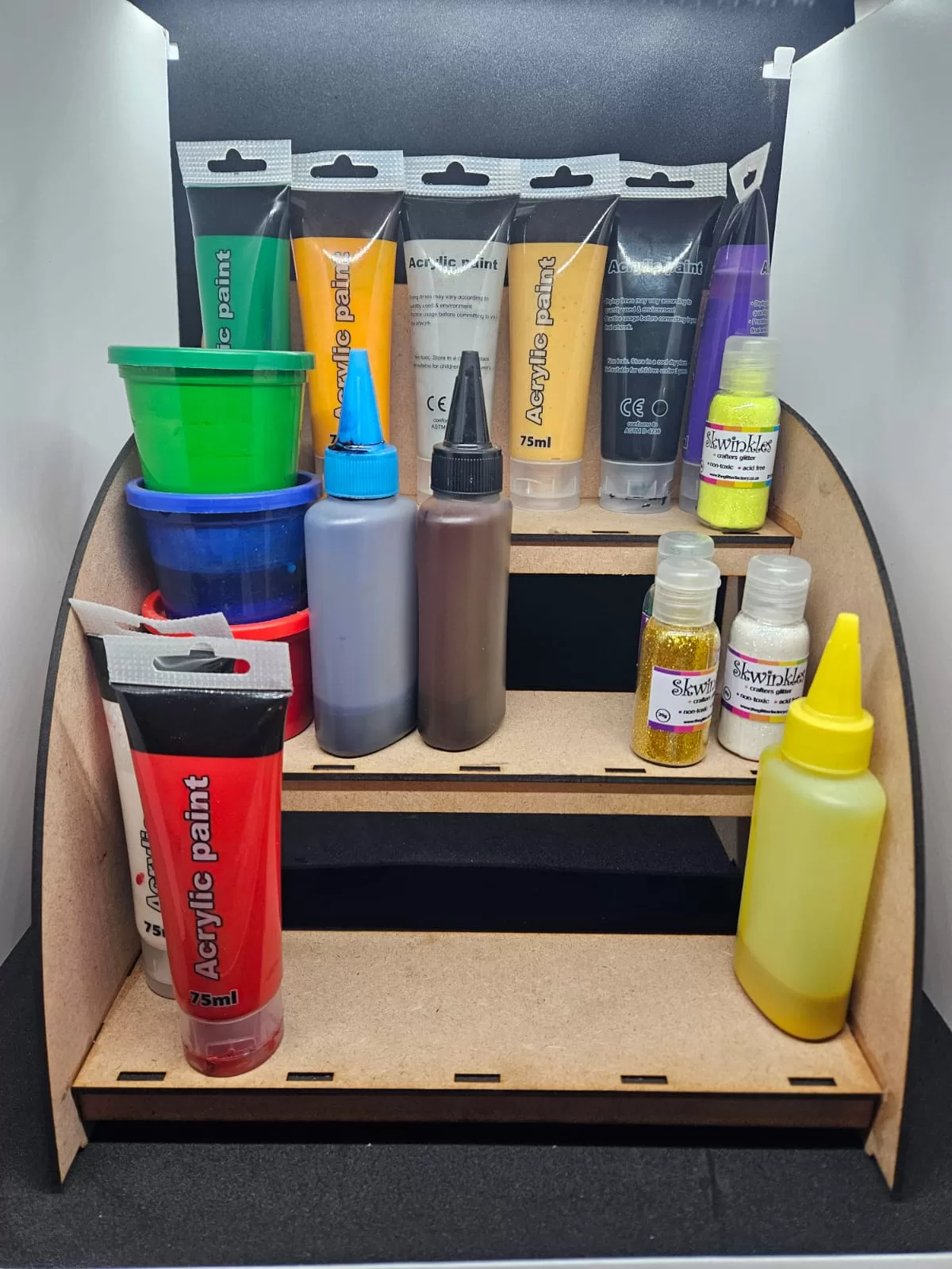 3 Layer Laser Cut Stand (Paint Stand)