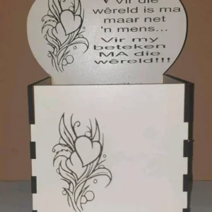 Ma beteken die wereld vir my gift box - Moedersdag Geskenk