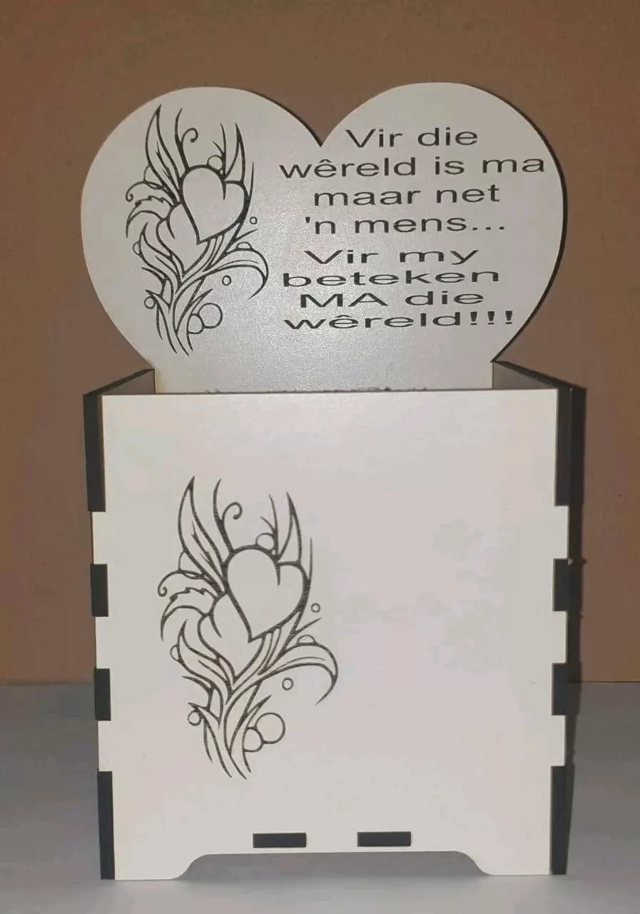 Ma beteken die wereld vir my gift box - Moedersdag Geskenk