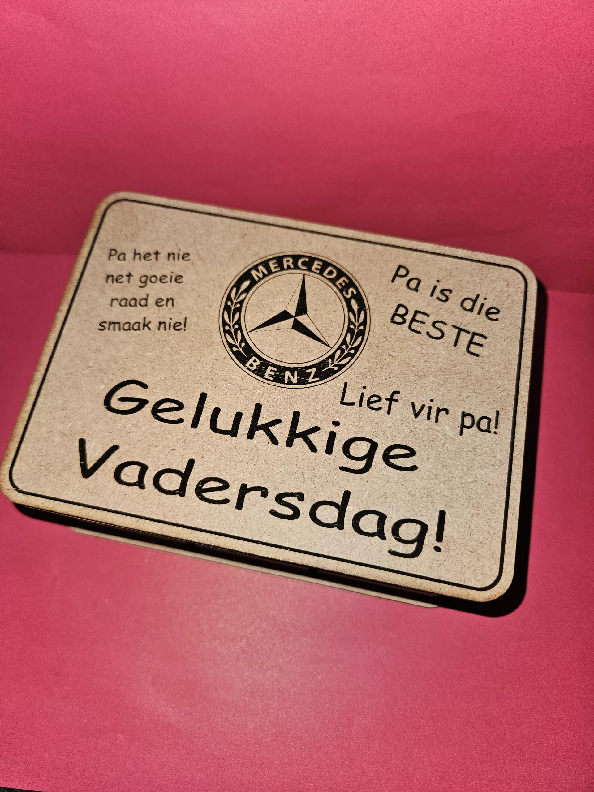 Mercedes vadersdag geskenk boksie
