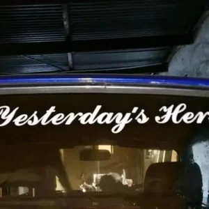 Yesterday's Hero - Vinyl Decal