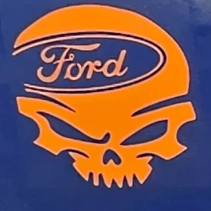 Ford Skull Decal - Viny Decal