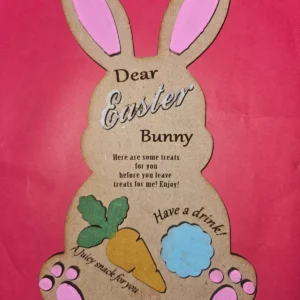 Easter bunny treats tray