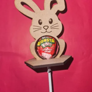 Easter bunny lollipop/sucker holder