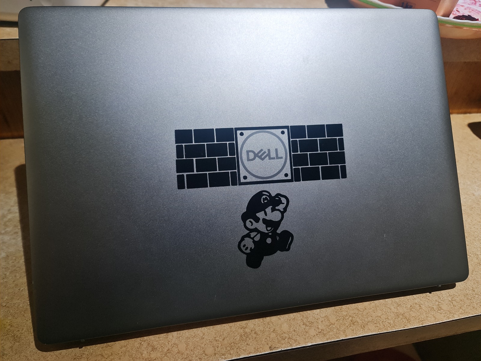 Super Mario Jumping to break blocks - Vinyl Decal