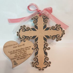 Heart bible verse Cross