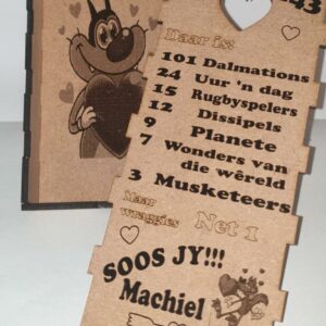 Customized net 1 soos jy gift box - Valentine