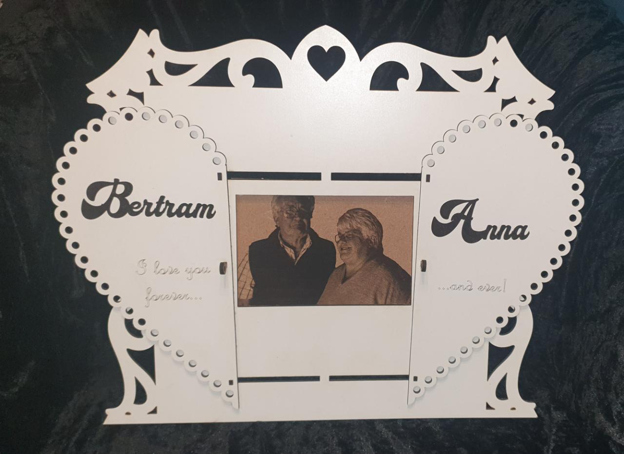 Personalized couple photo frame - Valentine