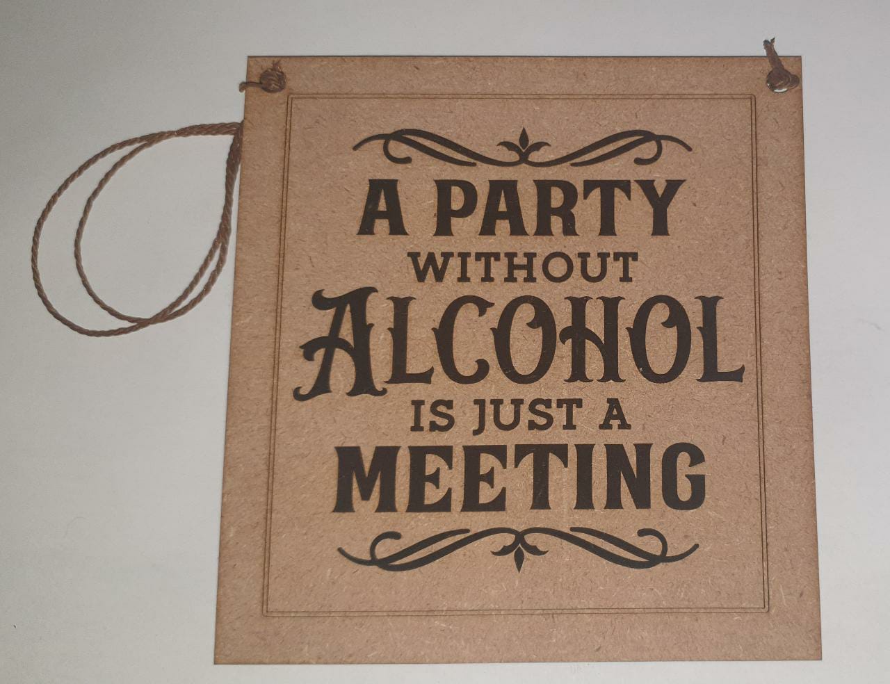 Bar Quotes Decor Board