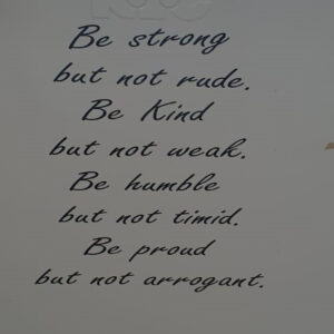 Be Strong But not Rude - Vinyl wall Decal
Size: 290mm x 335mm