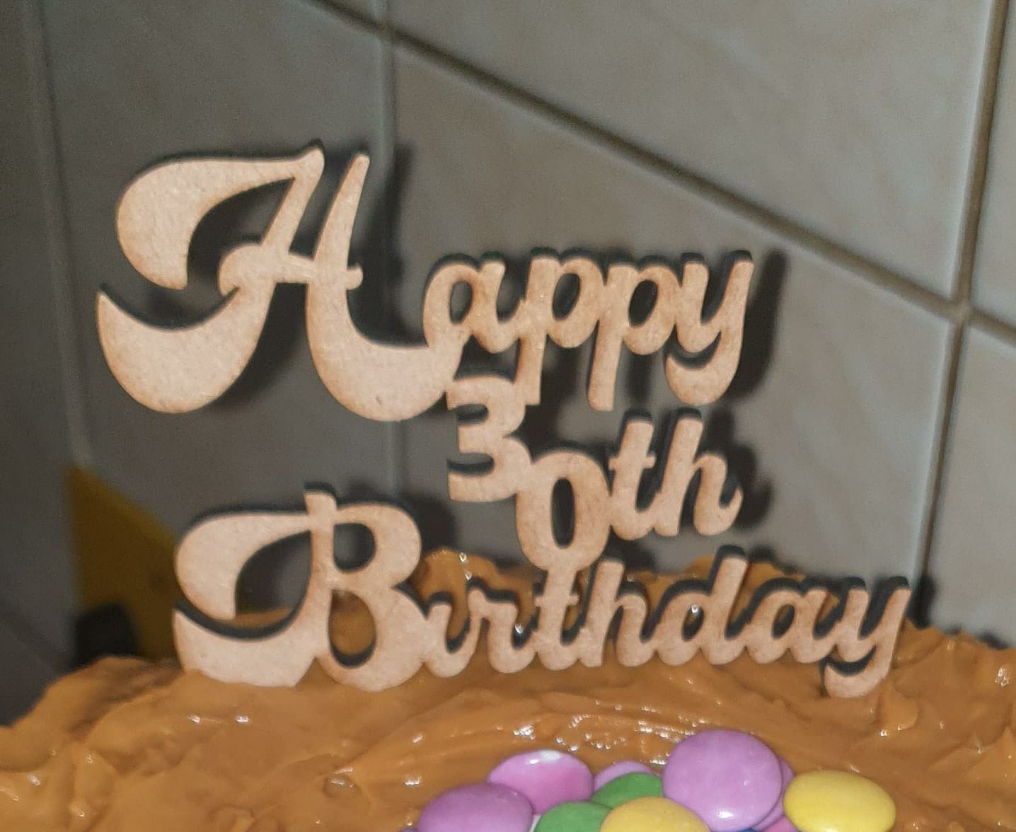 Birthday Cake topper
