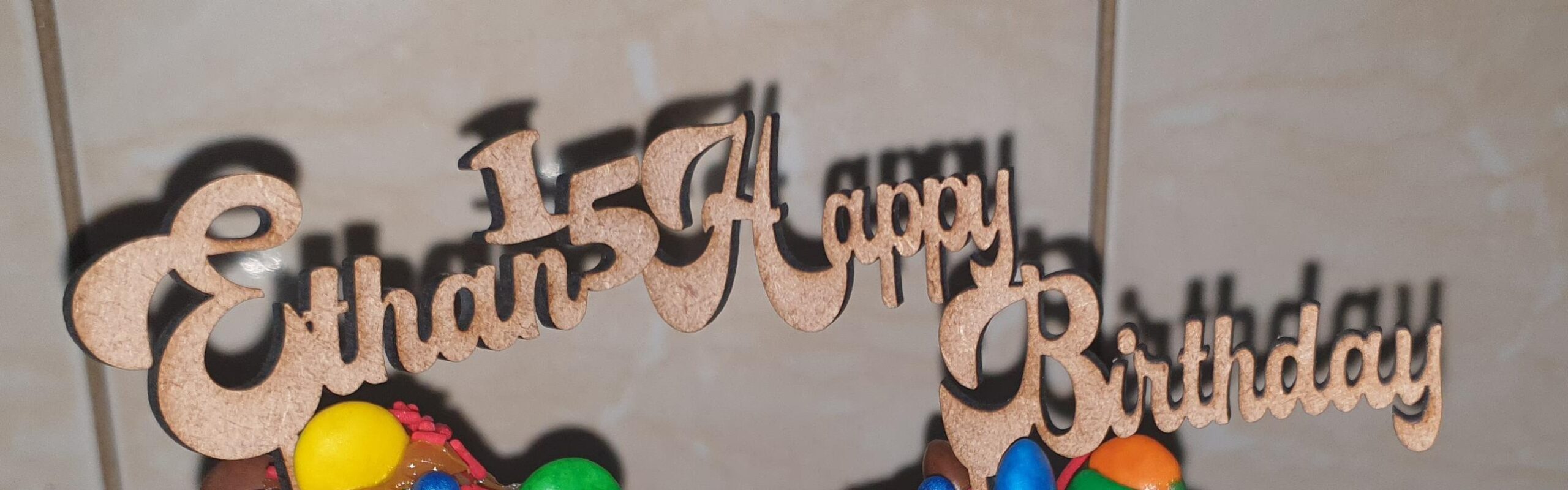 Birthday Cake topper - Image 2