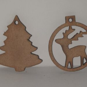 Various Small Christmas Ornaments 5cm