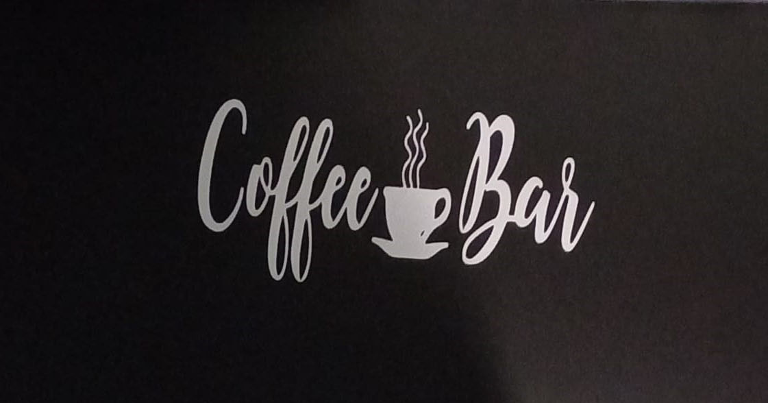 Coffee Bar - Vinyl Decal