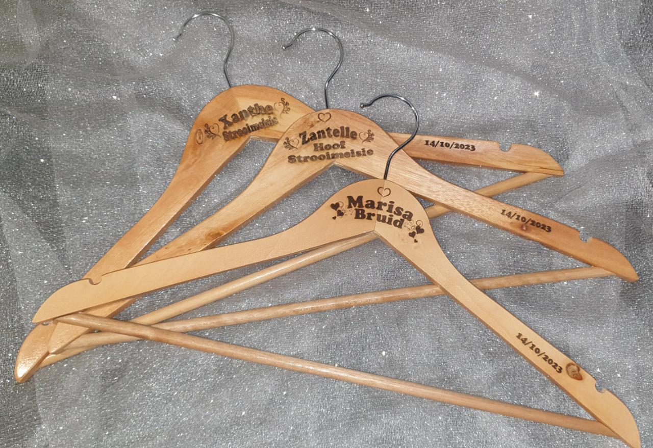 Custom Engraved Coat Hangers - Image 2