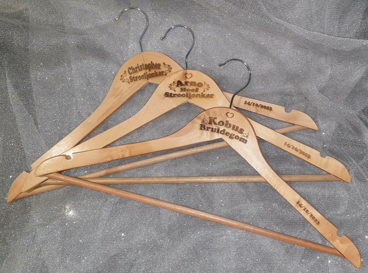 Custom Engraved Coat Hangers - Image 3