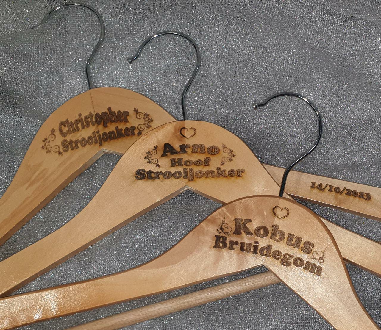 Custom Engraved Coat Hangers - Image 4