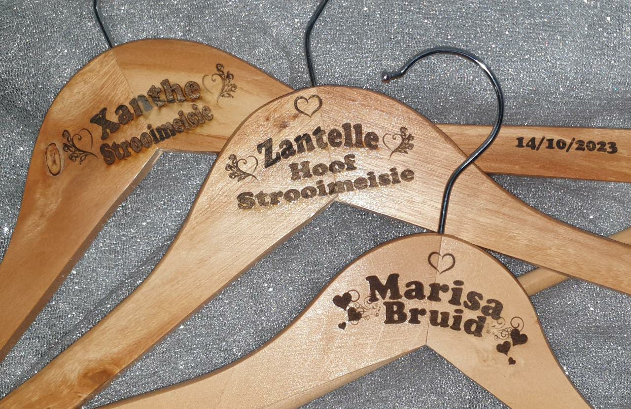 Custom Engraved Coat Hangers - Image 5
