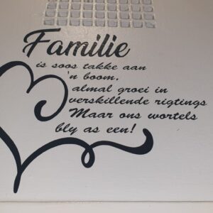 Familie is soos takke aan n boom 300x300 - Vinyl Decal