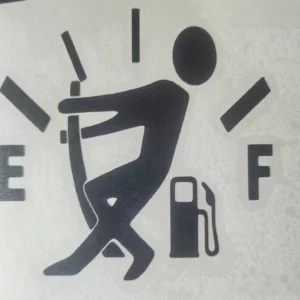 Month end Petrol Decal - Funny Petrol Decal