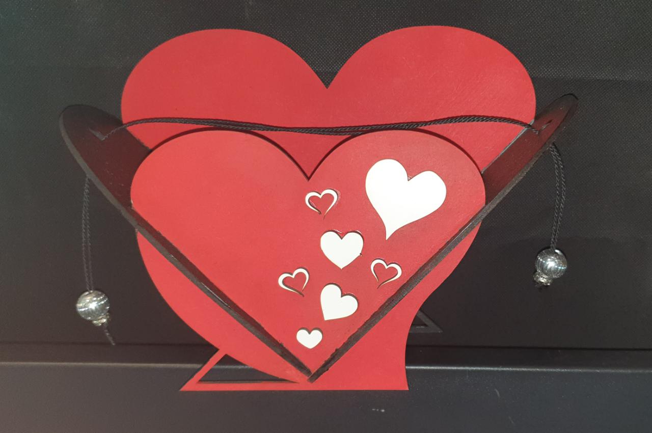 Valentine Heart Basket
