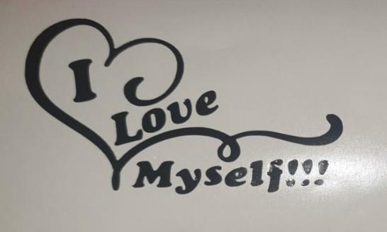 Love Myself 60mmx90mm - Vinyl Decal