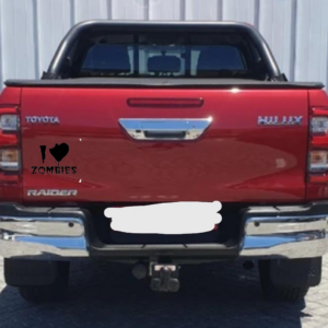 I Love Zombies - Bakkie Vinyl Decal