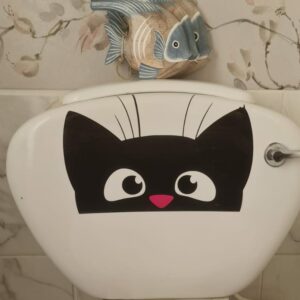 Peeking Cat Decor - Vinyl Decals
