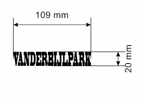 Black Vanderbijlpark - Vinyl Decal