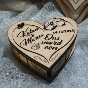Heart Wedding ring?box