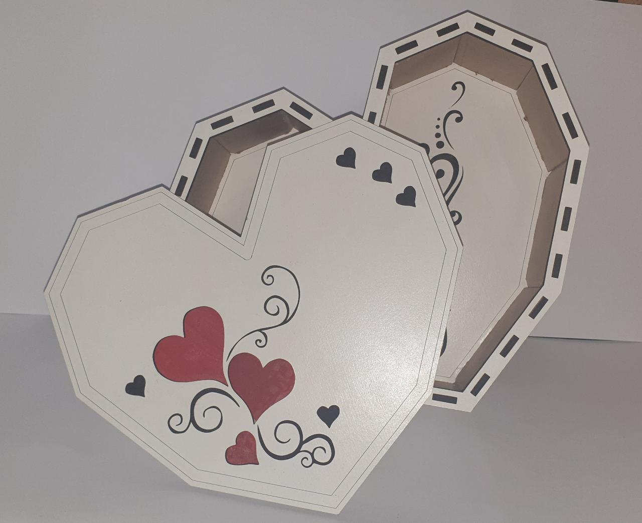White Heart Gift Box - Valentine - Image 2