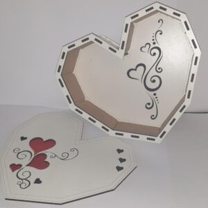 White Heart Gift Box - Valentine