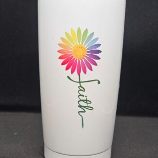 sippy cup travel mug 600ml double walled white