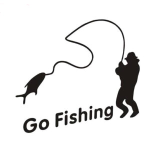 go fishing vinyl decal