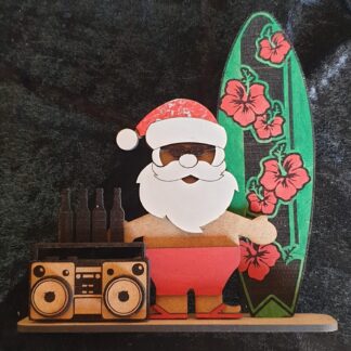 surfing santa