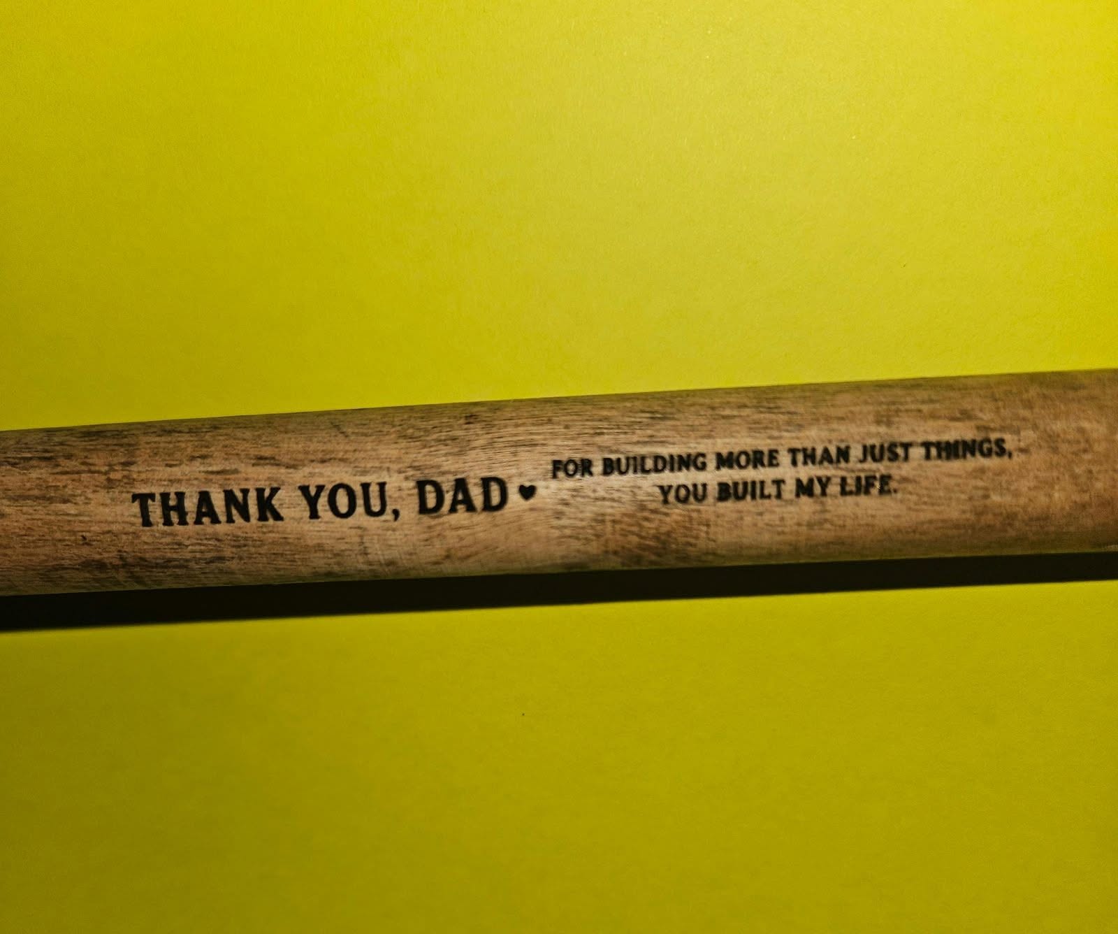 engraved hammer for father's day