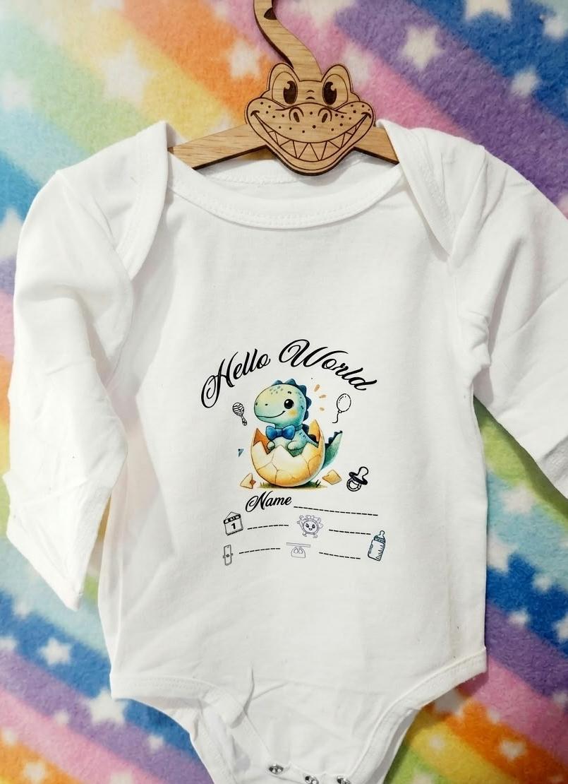 baby birth announcement onesie