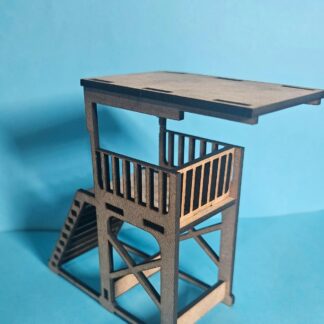 laser cut wooden slot car mashal stand